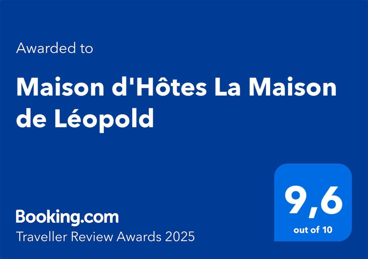 Maison d'Hôtes La Maison de Léopold Terrasson Exterior foto